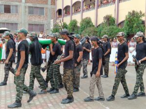 Our brightest students performed Veer-Jawan’s hardest moment in 77th independence day
