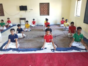 Students observe the National Sports Week through Inter House Sports